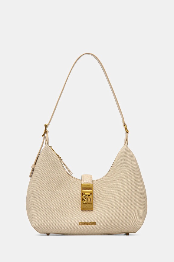 Kabelka Steve Madden Bovie-E nášivka béžová SM13001645
