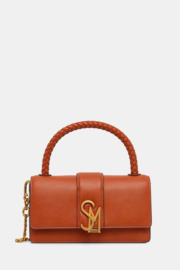 Τσάντα Steve Madden Brage απομίμηση λείου δέρματος πορτοκαλί SM13001757
