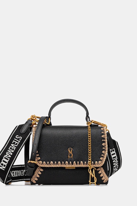 Kabelka Steve Madden Barclay jednofarebný čierna SM13001737