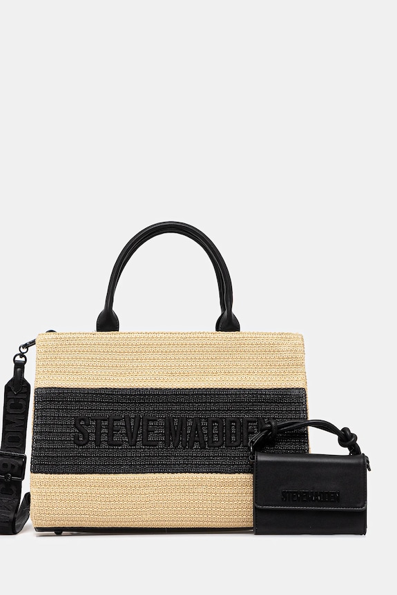 Steve Madden torebka Blopez mieści A4 czarny SM13001775