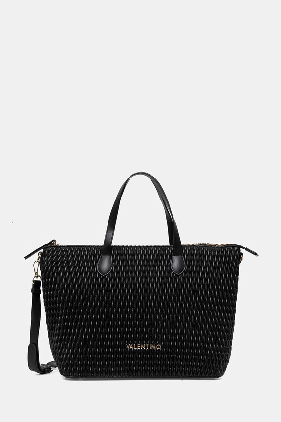 Τσάντα Valentino Bags απομίμηση λείου δέρματος μαύρο VBS8DA03