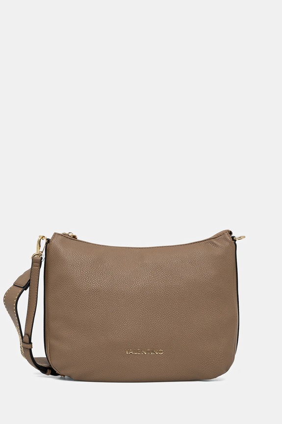 Τσάντα Valentino Bags απομίμηση λείου δέρματος καφέ VBS8AE07