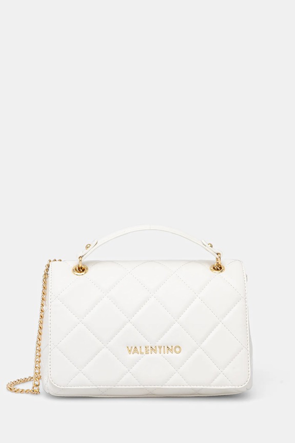 Kabelka Valentino Bags imitácia kože biela VBS3KK02R