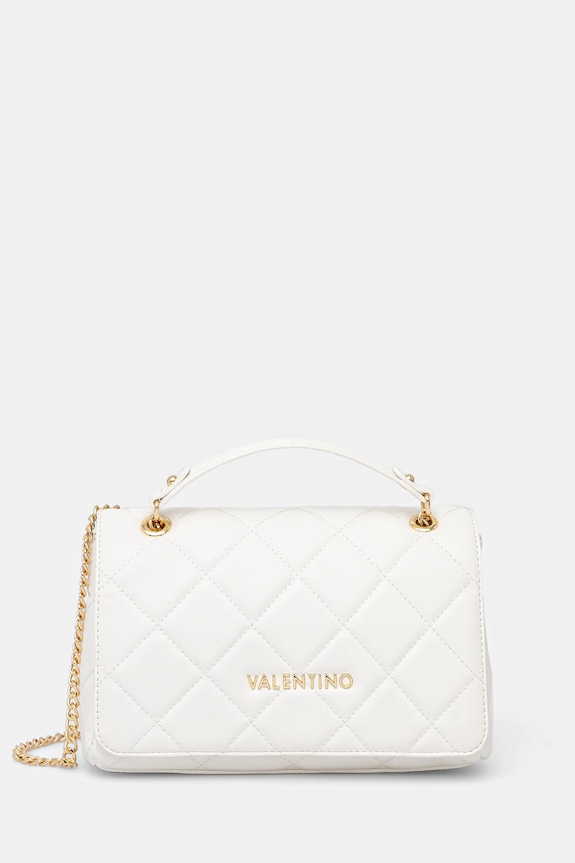 Kabelka Valentino Bags imitácia kože biela VBS3KK02R