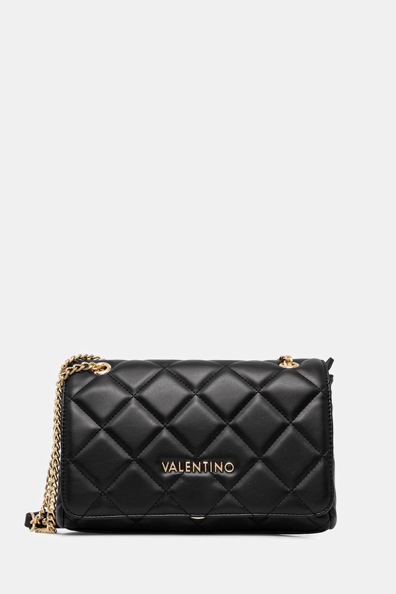 Τσάντα Valentino Bags απομίμηση λείου δέρματος μαύρο VBS3KK02R