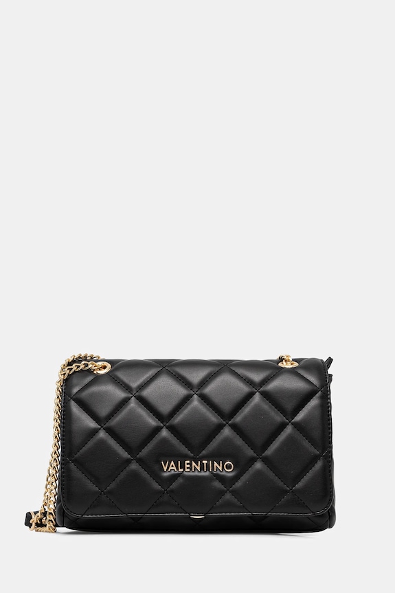 Τσάντα Valentino Bags απομίμηση λείου δέρματος μαύρο VBS3KK02R