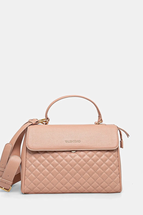 Τσάντα Valentino Bags απομίμηση λείου δέρματος πορτοκαλί VBS5WP02