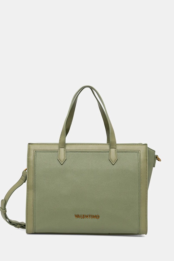 Τσάντα Valentino Bags απομίμηση λείου δέρματος πράσινο VBS8G504