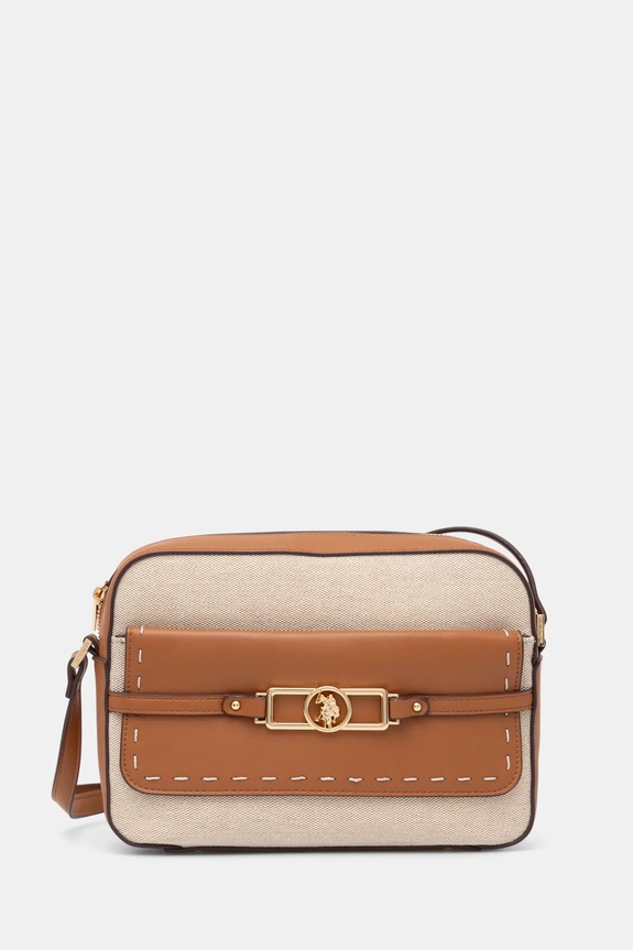 U.S. Polo Assn. borsetta Marple tessile beige BEUQM8638WC2