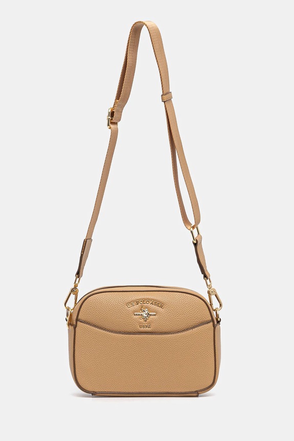 U.S. Polo Assn. borsetta Stanford applique beige BIUSS6206WVP