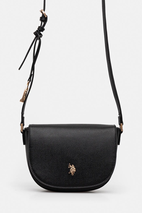 Kabelka U.S. Polo Assn. Jones hladký černá BEUJE8654WVP