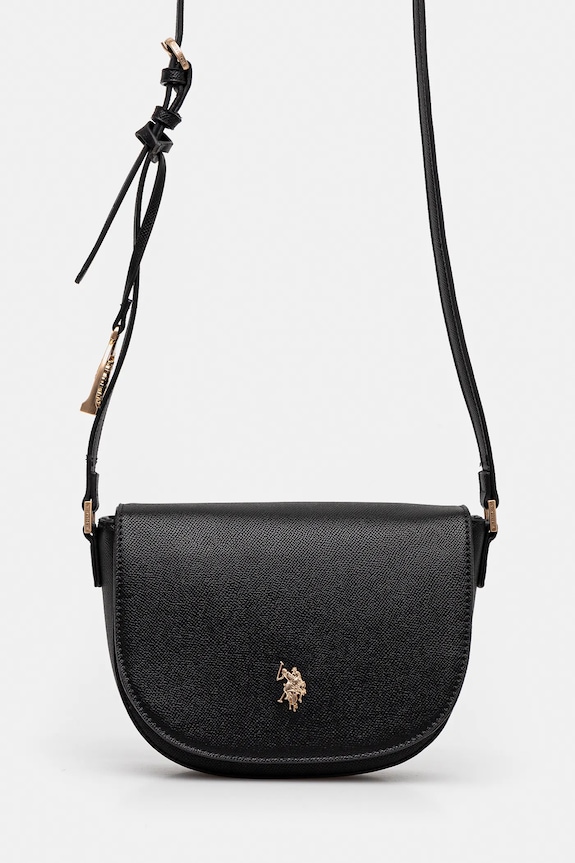 Kabelka U.S. Polo Assn. Jones hladký černá BEUJE8654WVP