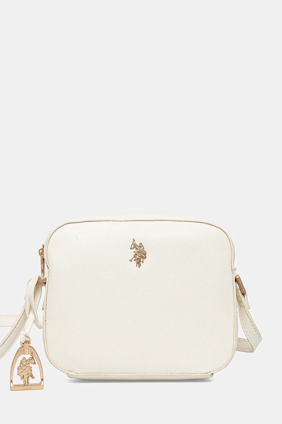 U.S. Polo Assn. kézitáska Jones szintetikus bőr bézs BEUJE8655WVP