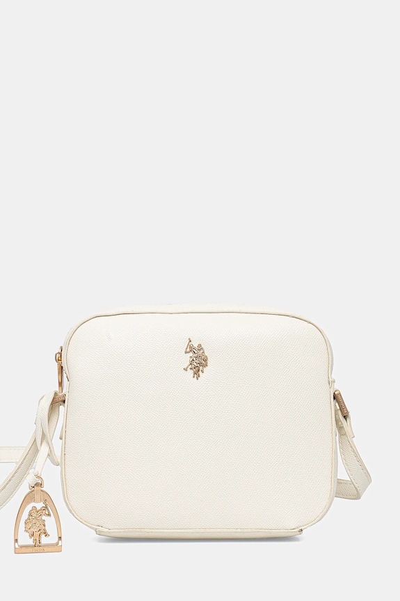 U.S. Polo Assn. kézitáska Jones szintetikus bőr bézs BEUJE8655WVP