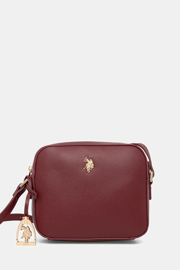 Kabelka U.S. Polo Assn. Jones burgundské BEUJE8655WVP