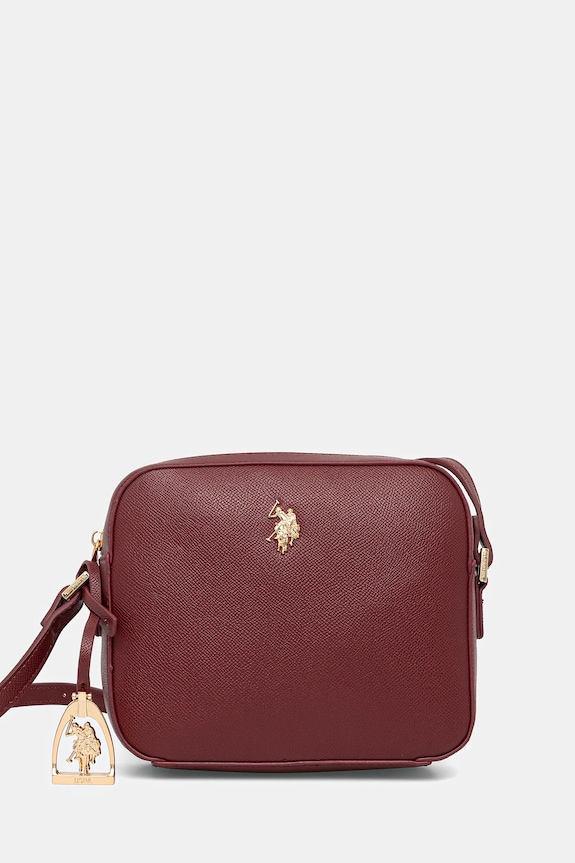 Kabelka U.S. Polo Assn. Jones burgundské BEUJE8655WVP