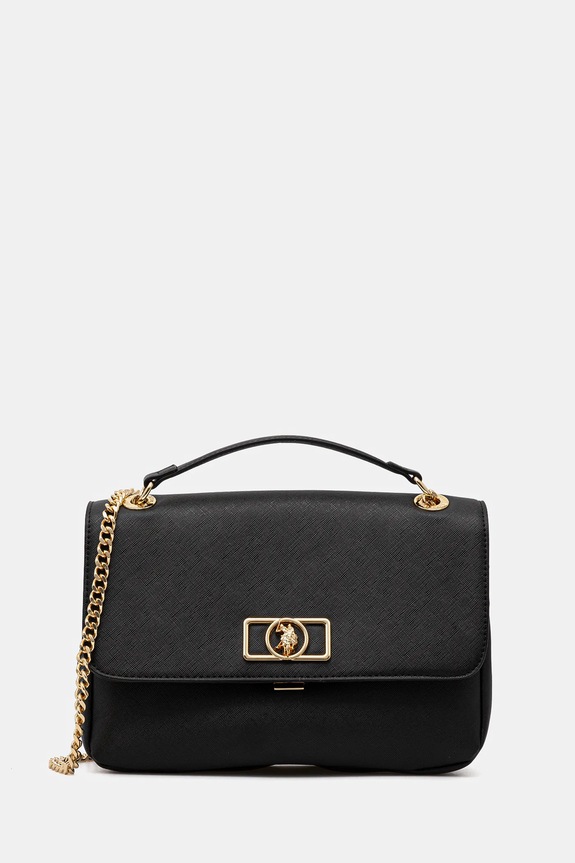 Τσάντα U.S. Polo Assn. Jones συνθετικό μαύρο BEUJ88675WVP