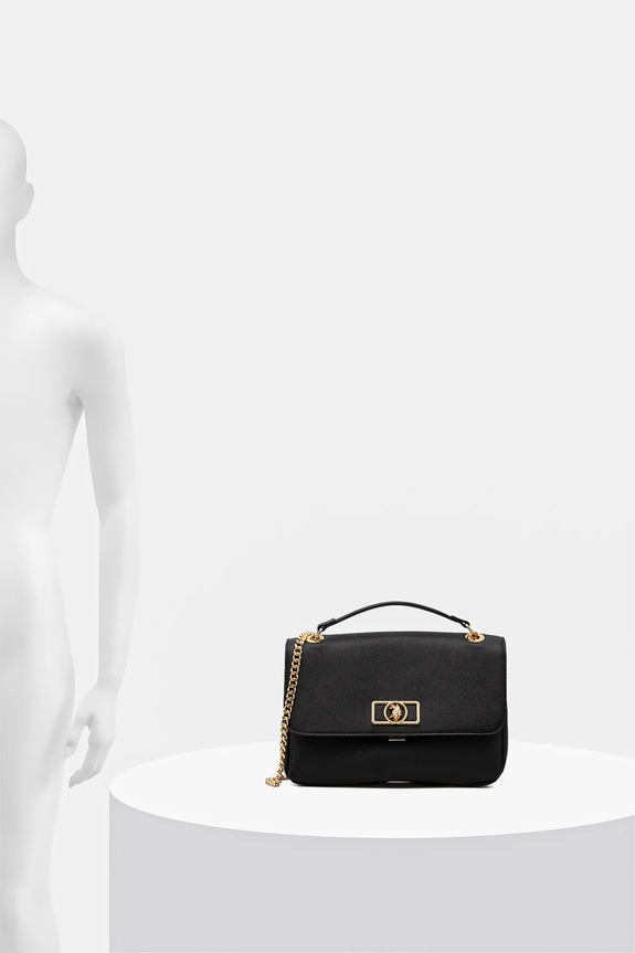 Τσάντα U.S. Polo Assn. Jones BEUJ88675WVP μαύρο