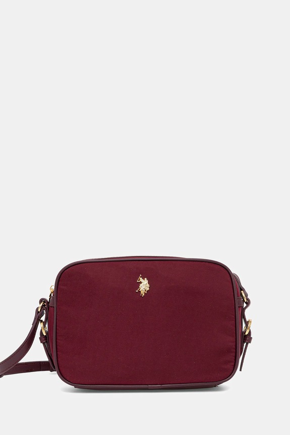 Kabelka U.S. Polo Assn. Houston burgundské BEUHU6381WZC