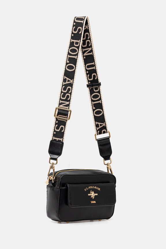Τσάντα U.S. Polo Assn. Heat BEU7H8620WVP μαύρο SS25
