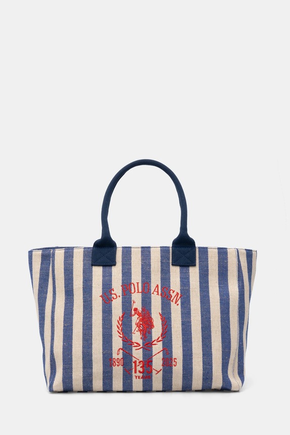 Bombažna torba U.S. Polo Assn. Pool Tekstil vijolična BEU2P8693WCO