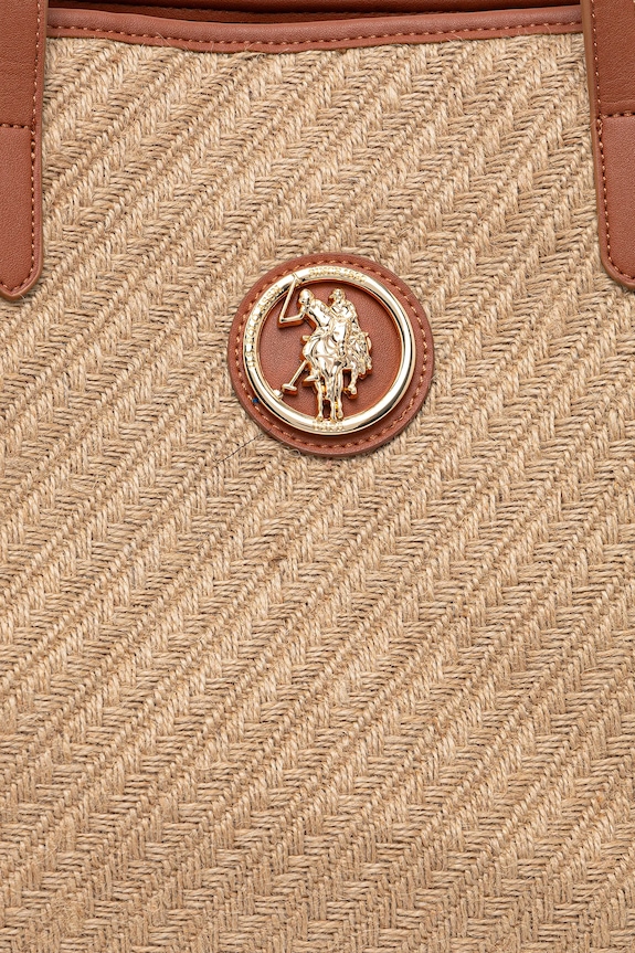 Τσάντα U.S. Polo Assn. Pool μπεζ BEU2P8696WJT