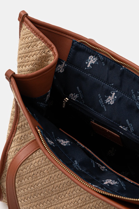 Τσάντα U.S. Polo Assn. Pool BEU2P8696WJT μπεζ