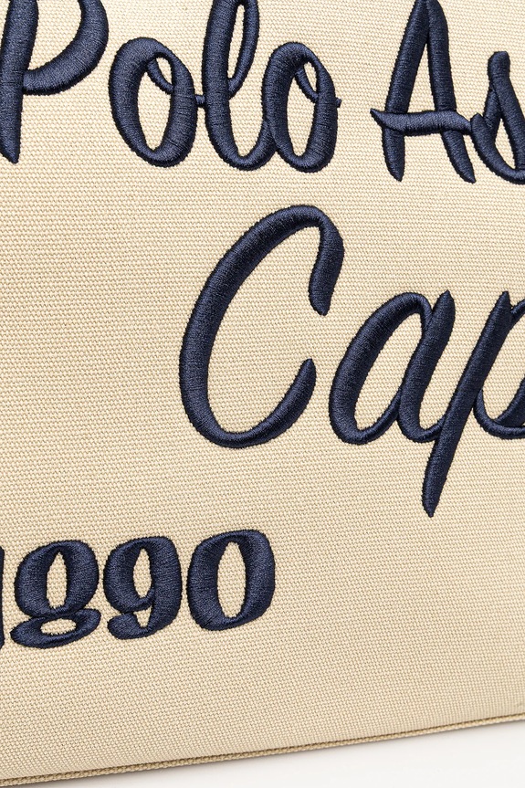 Βαμβακερή τσάντα U.S. Polo Assn. Pool μπεζ BEU2P8697WCO