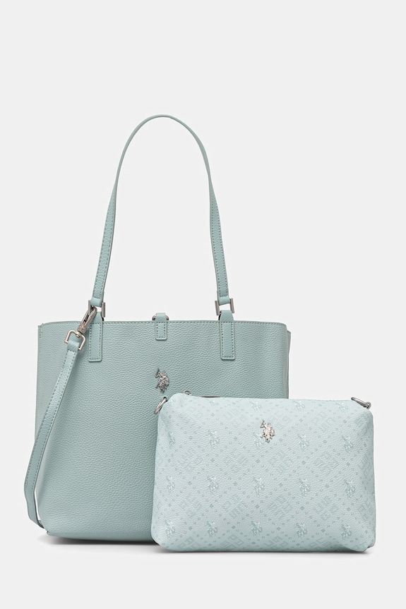 U.S. Polo Assn. сумка-шоппер для женщин из искусственной кожи Malibu бирюзовый BEUM08707WVP