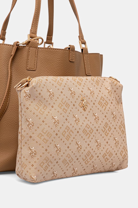 U.S. Polo Assn. сумка-шоппер для женщин из искусственной кожи Malibu BEUM08707WVP коричневый