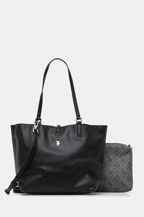 Двусторонняя сумочка U.S. Polo Assn. Malibu синтетический чёрный BEUM08707WVP