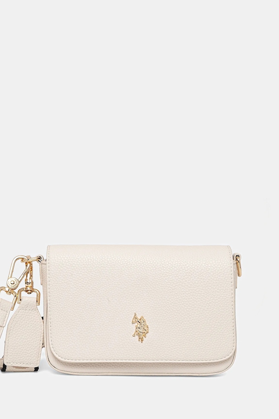 Чанта U.S. Polo Assn. Mansion изкуствен бежов BEUE58718WVP