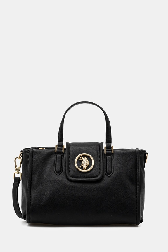 U.S. Polo Assn. kézitáska Jodhpur szintetikus bőr fekete BEUJ58591WVP