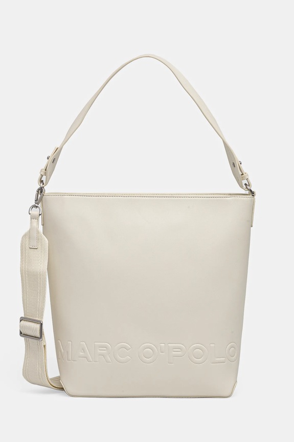 Marc O'Polo torebka mieści A4 beżowy 50312101001600