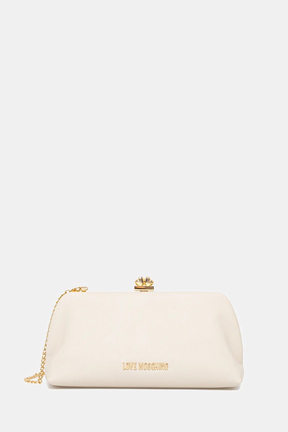 Love Moschino pochette semplice beige JC4287PP0MKP0110