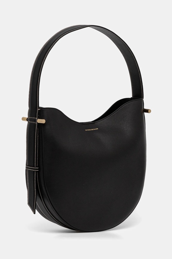 Victoria Beckham torebka skórzana B125AAC006325A czarny SS25