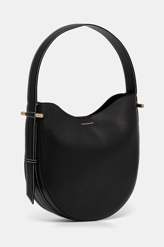 Victoria Beckham torebka skórzana B125AAC006325A czarny SS25