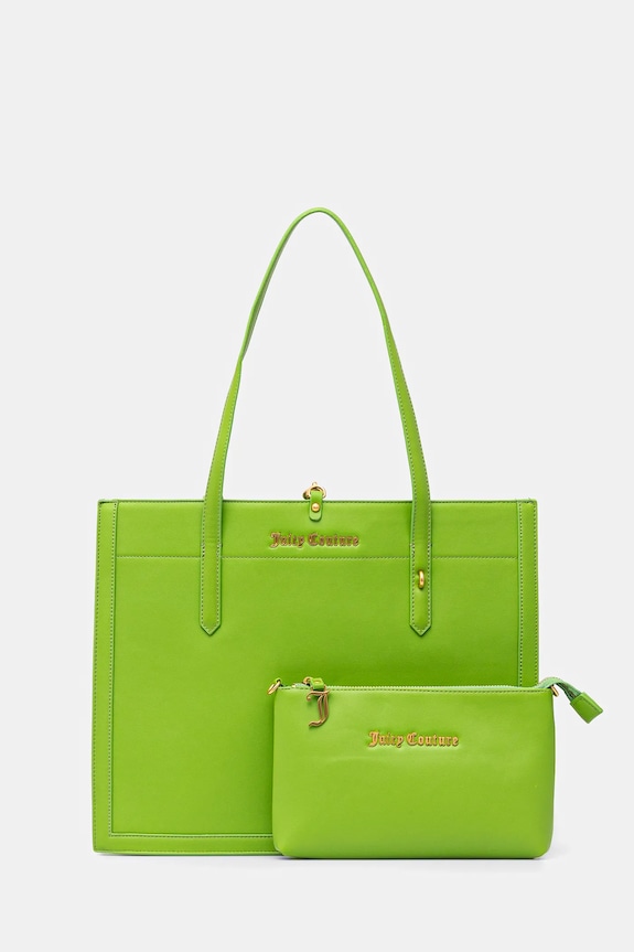 Torbica Juicy Couture Lily Imitacija zrnatega usnja zelena BEJLL8752WVP