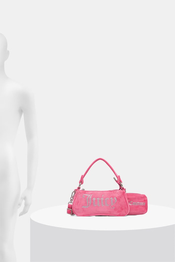 Juicy Couture crossbody kabelka dámska zamatová Kimberly BEJQL8767WPO