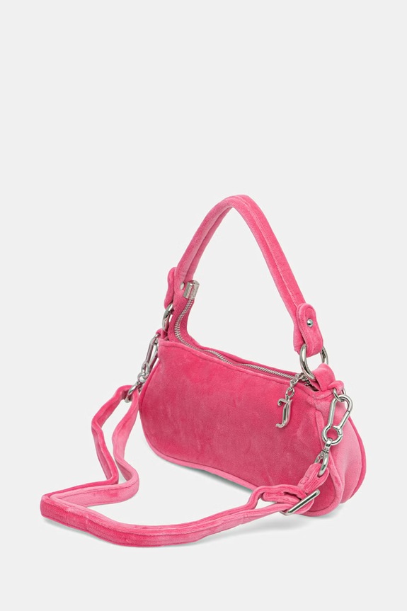 Doplnky Juicy Couture crossbody kabelka dámska zamatová Kimberly BEJQL8767WPO ružová
