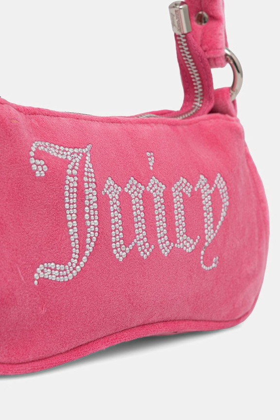 Juicy Couture crossbody kabelka dámska zamatová Kimberly ružová BEJQL8767WPO