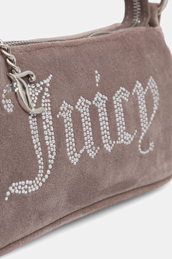 Juicy Couture crossbody kabelka dámska zamatová Kimberly béžová BEJQL8767WPO