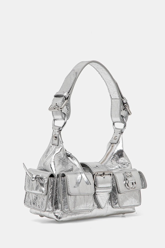 The Kooples torebka AFSAMELIAS09 srebrny SS25