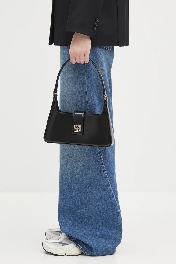 Kožená kabelka Anine Bing Lou Shoulder Bag A.13.11445