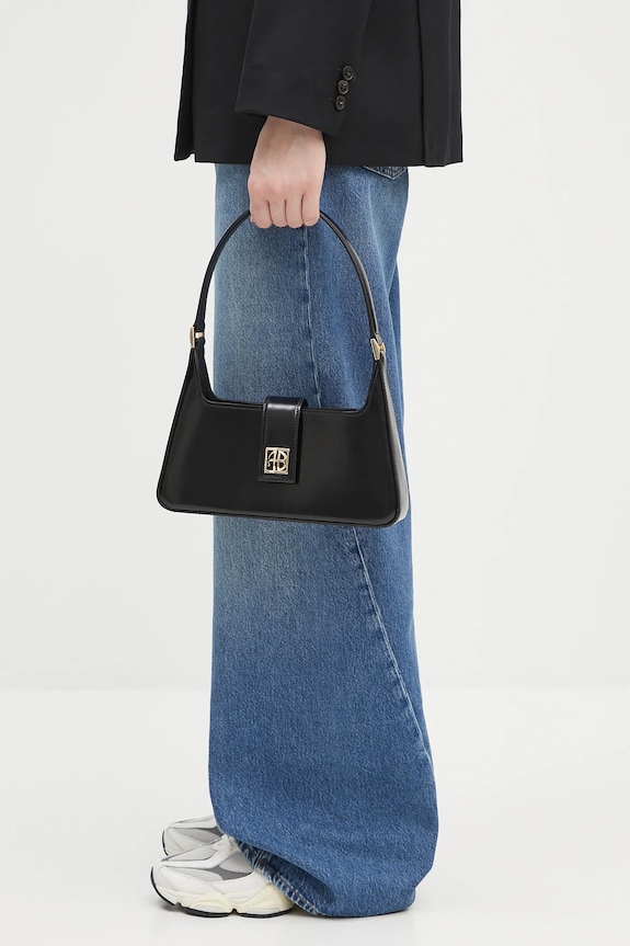 Kožená kabelka Anine Bing Lou Shoulder Bag A.13.11445
