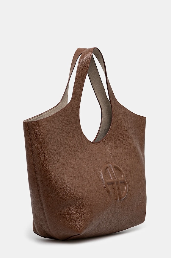 Anine Bing torebka Medium Lili Tote A.13.10760 brązowy SS25