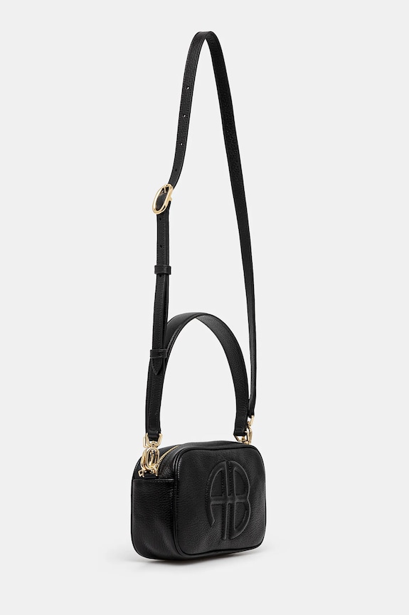 Δερμάτινη τσάντα Anine Bing Lili Bag A.13.10234 μαύρο AA00