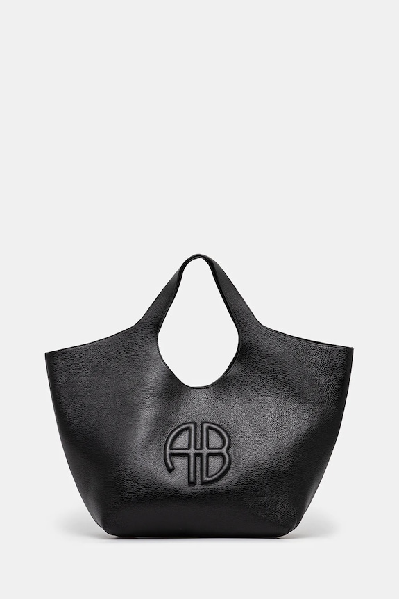 Anine Bing geanta de piele Lili Tote uni negru A.13.10364