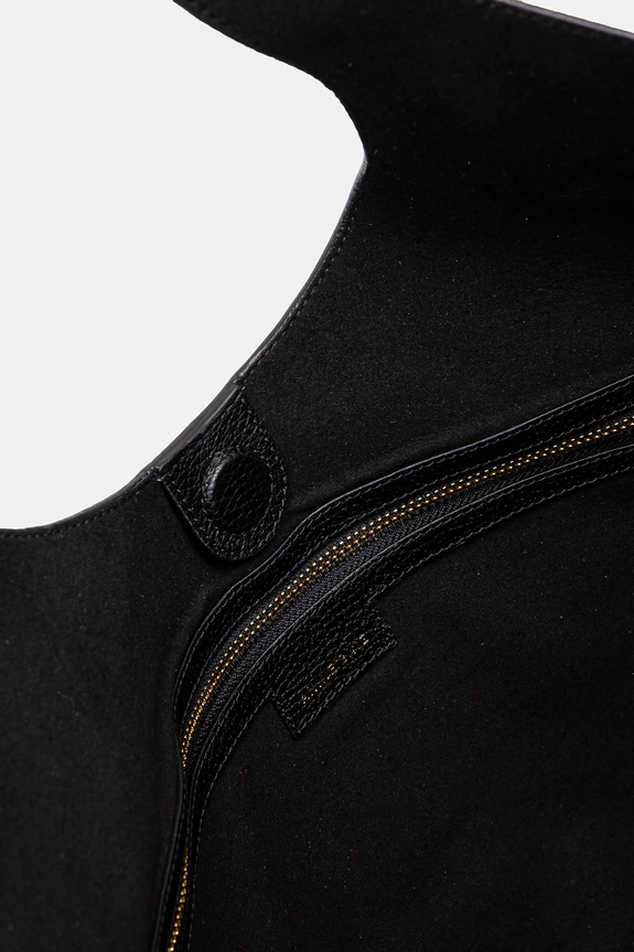 Anine Bing geanta de piele Lili Tote A.13.10364 negru