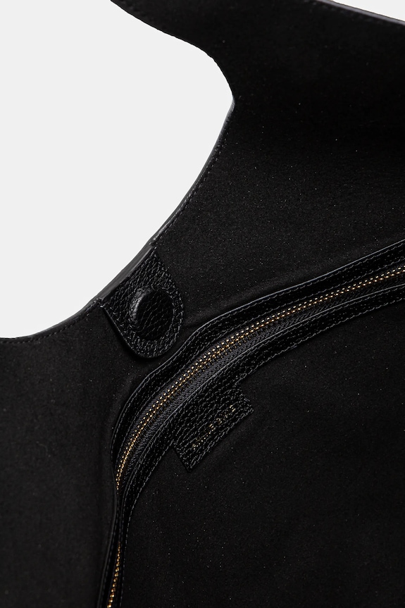 Anine Bing geanta de piele Lili Tote A.13.10364 negru